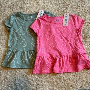 Carters Girls 2T Tops